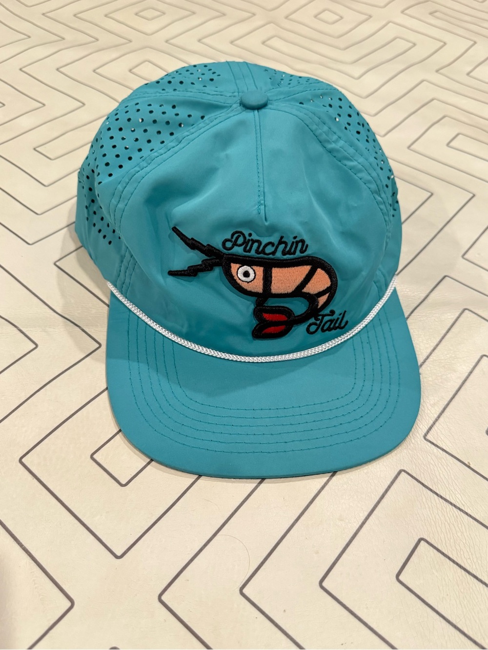 Staunch Turquoise Pinchin Tail SnapBack Hat